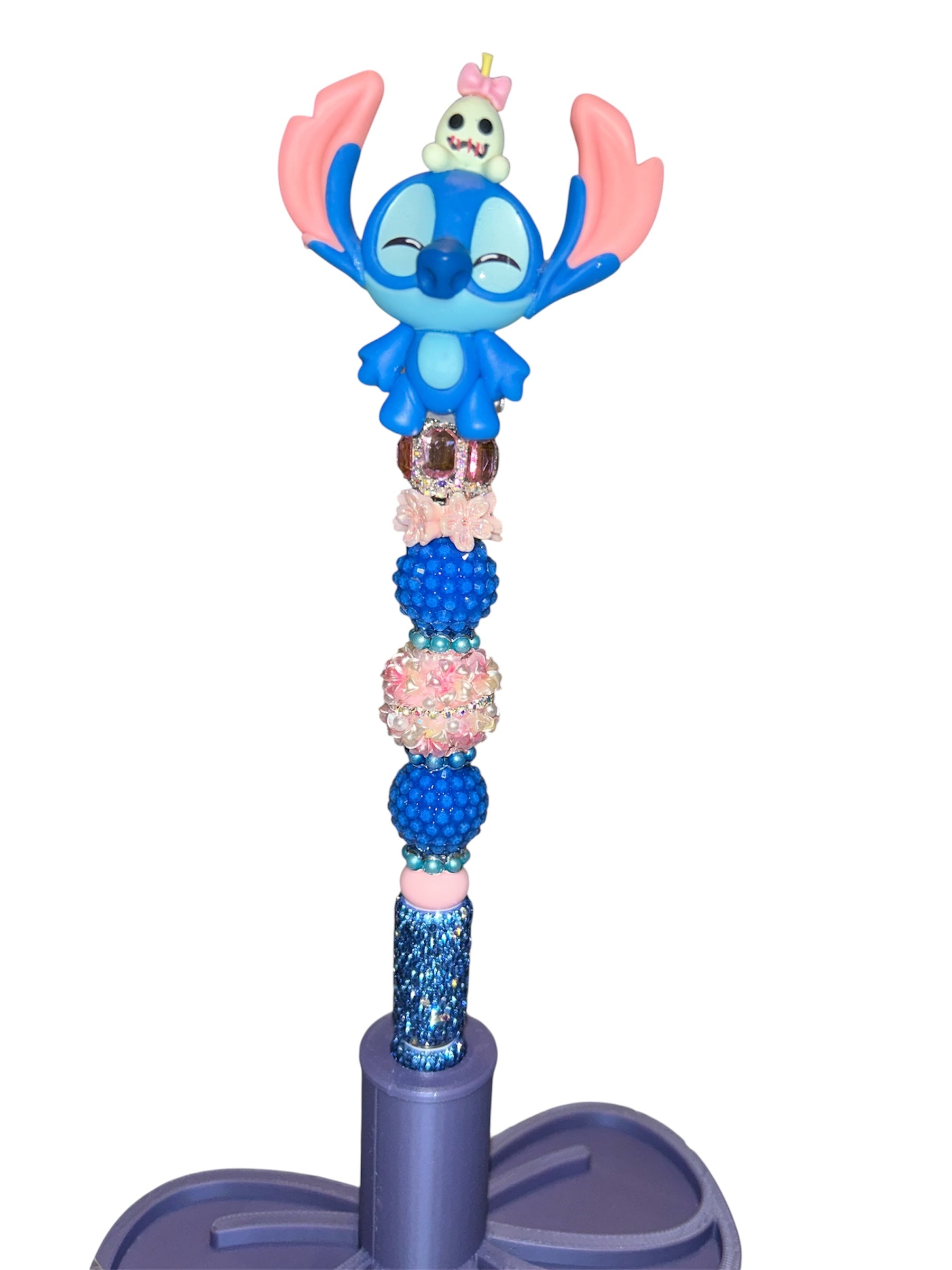 Blue Alien Clay Pen