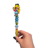 Girl Looking for White Rabbit Clay Pen